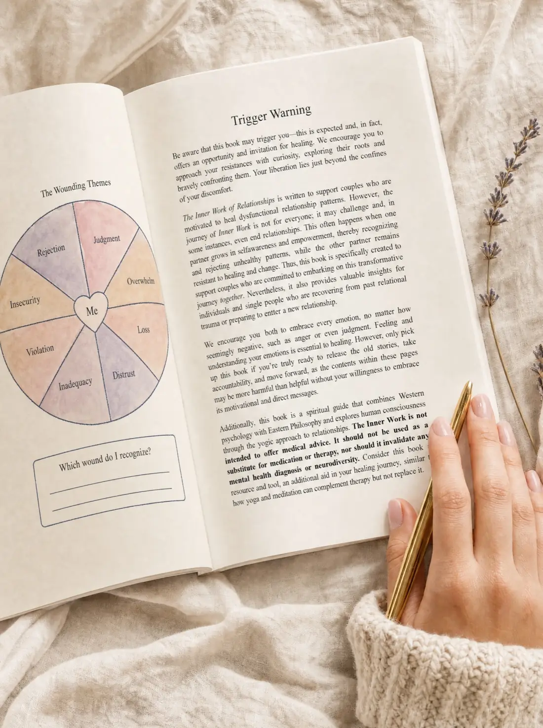 The guide open on its first pages